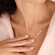  Ella Sternzeichen Kette [750er Gold Vermeil]