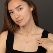 Genuine Emerald Necklace [18K Gold Vermeil]