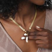 Emma Cirkel Ketting [18K Goud Vermeil] - met Bedels
