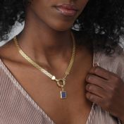 Emma Cirkel Ketting [18K Goud Vermeil] - met Bedels