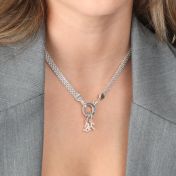 Emma Visgraat Ketting [Sterling Zilver] - met Sterrenbeelden