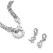 Emma Visgraat Ketting [Sterling Zilver] - met Sterrenbeelden