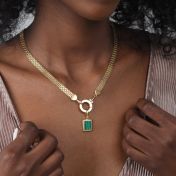 Emma Malachite Charm [18K Gold Plated]