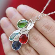 Collana Pioggia Incantata con Nome [Argento 925]