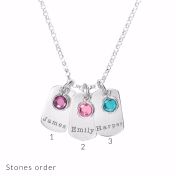 Verzauberte Charms Namenskette [Sterlingsilber]
