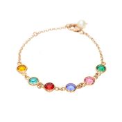 Enchanted Charms Birthstone Bracelet [Rose Gold Plated]