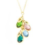 Collana Pioggia Incantata con Iniziali [Placcata Oro 18kt]