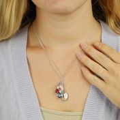 Collana Pioggia Incantata con Nome [Argento 925]