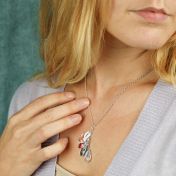 Collana Pioggia Incantata con Nome [Argento 925]