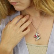Collana Pioggia Incantata con Nome [Argento 925]