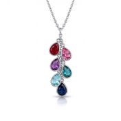 Enchanted Rain Birthstone Necklace [Sterling Silver]