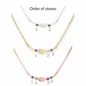 Ties Of Love Necklace Horizontal [Gold Plated]