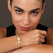 Pave Circle Charm for Milanese Chain [18K Gold Vermeil]