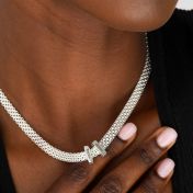 Bar Charm for Enchanted Milanese Chain [Sterling Silver]