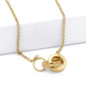 Collana con Nome Eternità [Placcata Oro 18 Carati]
