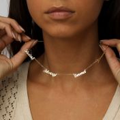 Family Bond Multi-Name Necklace [18K Gold Vermeil]