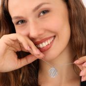 Tied Together Map Necklace [Sterling Silver]