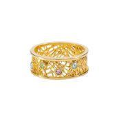 Family Roots Birthstone Ring [18K Gold Vermeil]