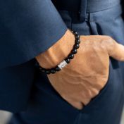 Family Tree Black Onyx Men Bracelet