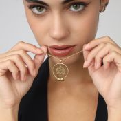 Collana Albero di Famiglia con Nome [Oro Vermeil 18kt]