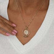 Collana Albero di Famiglia con Nome [Oro Vermeil 18kt]