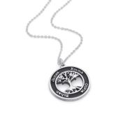 Lebensbaum Kette mit Gravur [Sterlingsilber]
