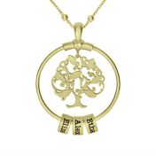 Collana Albero di Famiglia con Nome [Oro Vermeil 18kt]