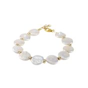 Ocean Dreams Pearl Bracelet [Gold Plated]
