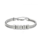 Bracelet Gravé Chaîne Tressée pour Homme