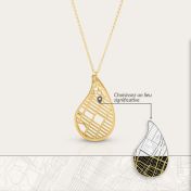 Collier Carte Fils de la Vie [Vermeil 18ct]