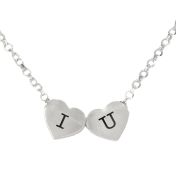Wahre Liebe Initialen Kette [Sterlingsilber]