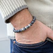 Labradorite Men Name Bracelet 