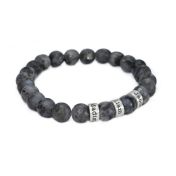 Labradorite Men Name Bracelet 