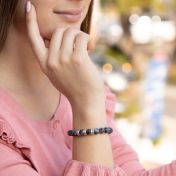 Bracciale da Donna con Nome in Labradorite [Argento 925]