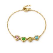 Ties of Love Birthstone Bracelet [18K Gold Vermeil]