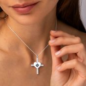 Heart Cross Bible Necklace