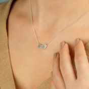 Wahre Liebe Initialen Kette [Sterlingsilber]