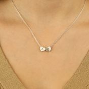 Wahre Liebe Initialen Kette [Sterlingsilber]