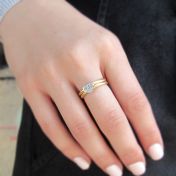 Springy Heart Diamond Ring [18K Gold]