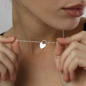 Liebesschloss Kette mit Buchstaben [Sterlingsilber]