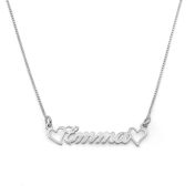 Heart's Signature Name Necklace [Sterling Silver]
