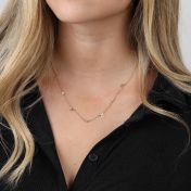 Helena Diamant Sterrenbeeld Ketting [18K Goud Vermeil]