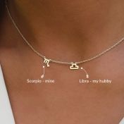 Helena Zodiac Necklace [18K Gold Vermeil]