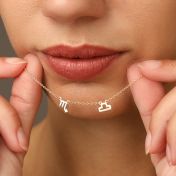 Helena Zodiac Necklace [18K Gold Vermeil]