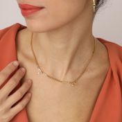 Helena Zodiac Milanese Chain Necklace [18K Gold Plated]
