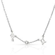 Collier Hélène Zodiaque en Diamant [Argent 925] 