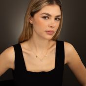 Helena Zodiac Necklace with 1ct Diamond [14 Karat Gold]