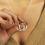 Collana con Messaggio Segreto Inciso [Argento 925]