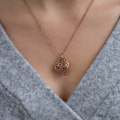 Talisa Hearts Necklace [Rose Gold Plated]