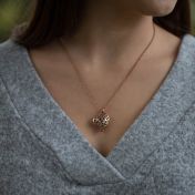 Talisa Hearts Necklace [Rose Gold Plated]